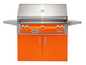 Alfresco 42" Standard Grill w/ Cart - Luminous Orange-Gloss