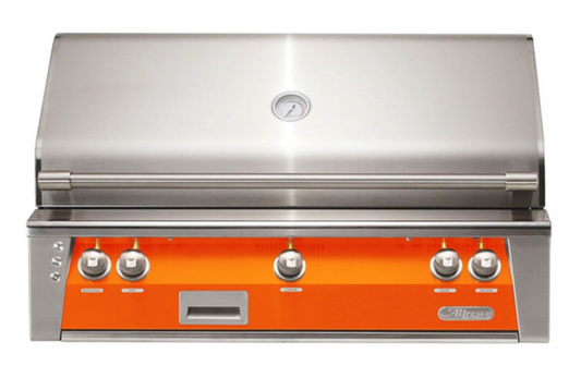 Alfresco 42" Standard Grill Built-In - Luminous Orange-Gloss