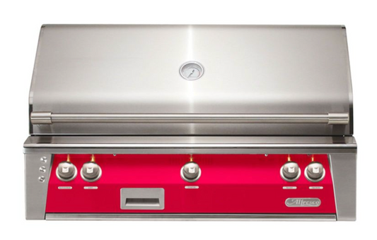 Alfresco 42" Standard Grill Built-In - Raspberry Red-Gloss