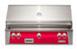 Alfresco 42" Standard Grill Built-In - Raspberry Red-Gloss