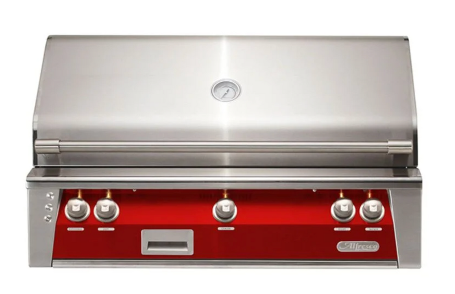 Alfresco 42" Standard Grill Built-In - Carmine Red-Gloss