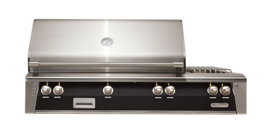 Alfresco 56" Sear Zone Grill With Dbl Side Burner Built-In - Jet Black-Matte