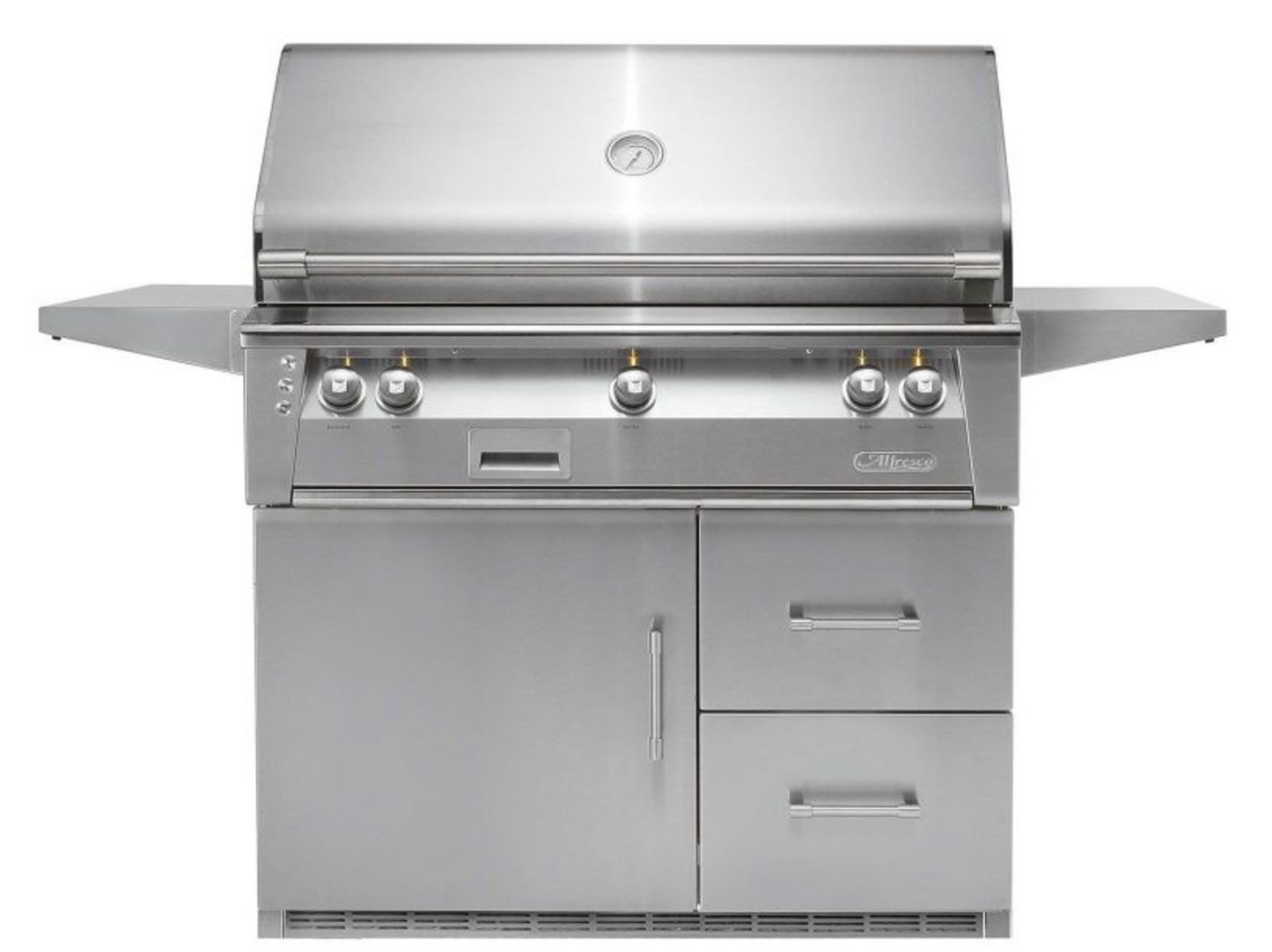 Alfresco 42" Standard Grill On Refrigerated Base