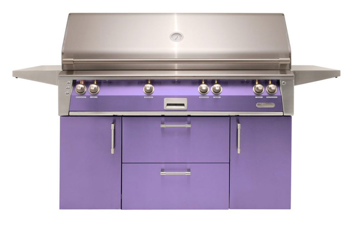 Alfresco 56" Standard All Grill w/ Cart - Blue Lilac-Gloss