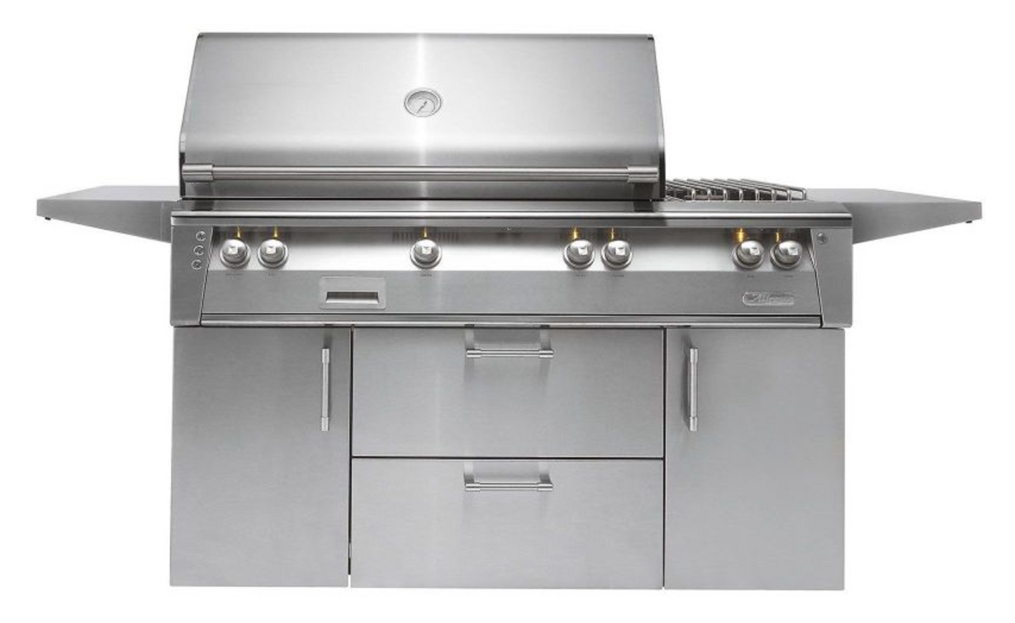 Alfresco 56" Standard Grill w/ Sideburner Cart