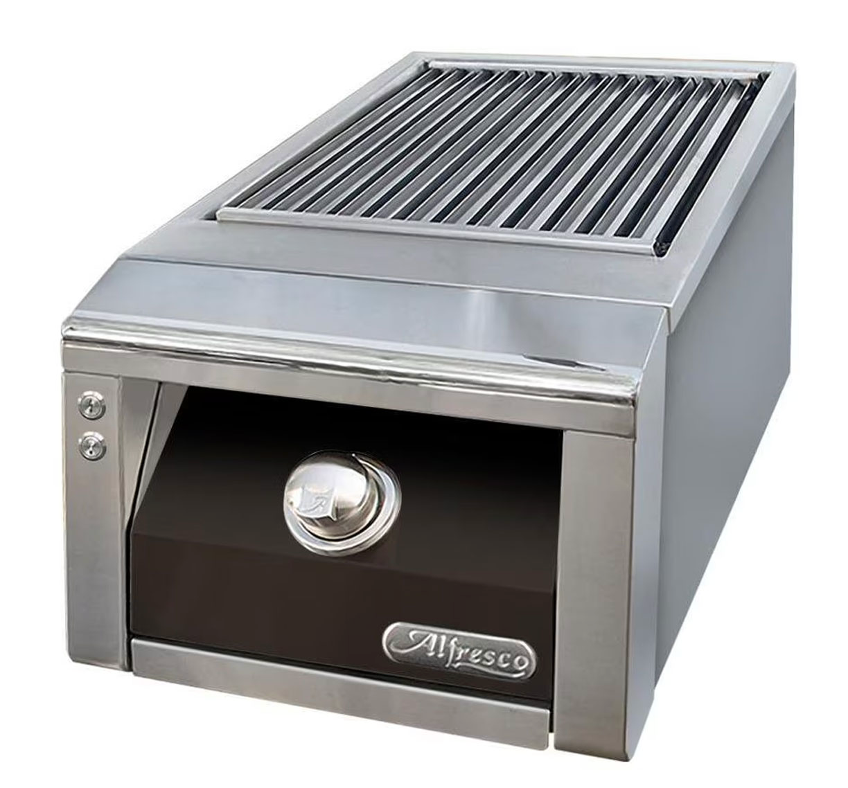 Alfresco Sear Zone Side Burner - Jet Black-Gloss