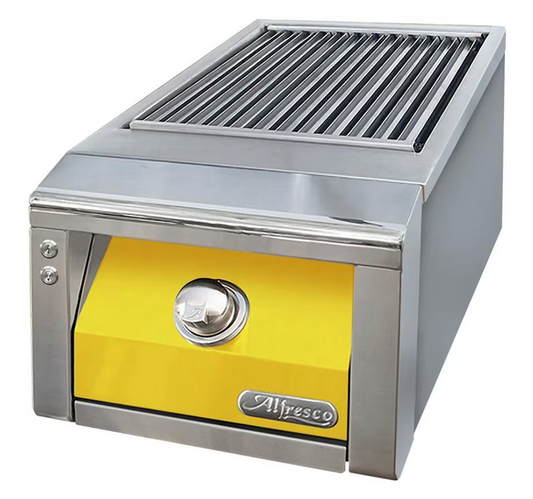 Alfresco Sear Zone Side Burner - Traffic Yellow-Gloss