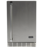 Coyote 21" Built-in Outdoor Refrigerator; Hinge on Right Side