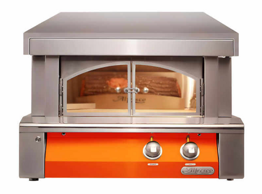 Alfresco 30" Pizza Oven For Built-In Installations - Luminous Orange-Gloss