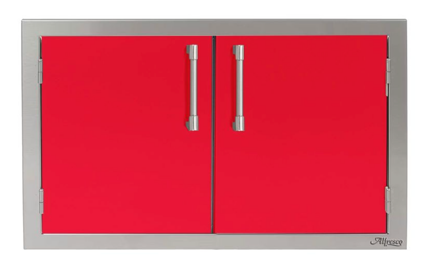 Alfresco 42" Double Access Door - Raspberry Red-Gloss