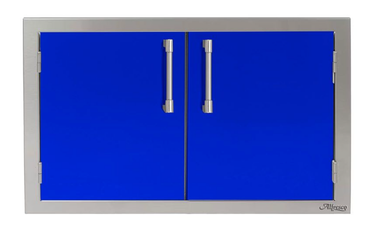 Alfresco 42" Double Access Door - Ultramarine Blue-Gloss