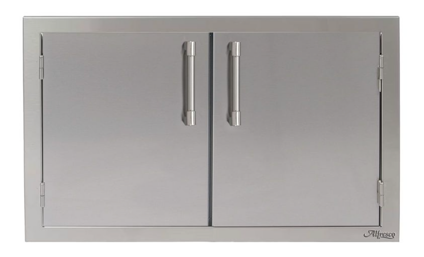 Alfresco 42" Double Access Door - Signal Grey-Gloss