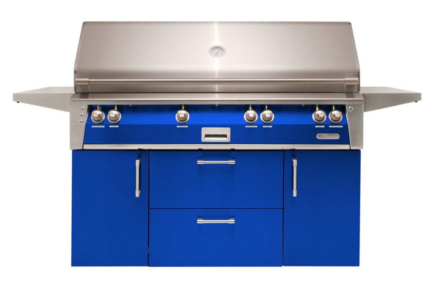 Alfresco 56" Standard All Grill w/ Cart - Ultramarine Blue-Gloss