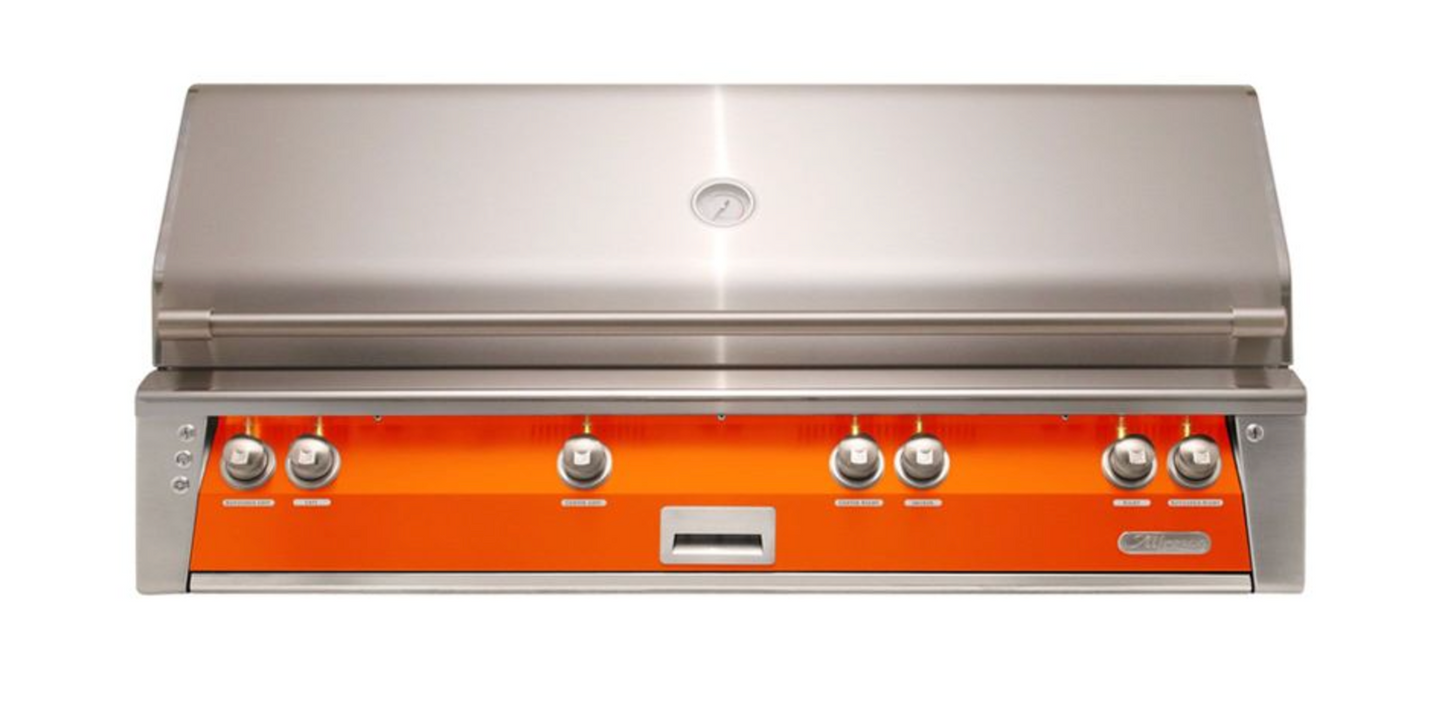 Alfresco 56" Sear Zone Grill Built-In  - Luminous Orange-Gloss