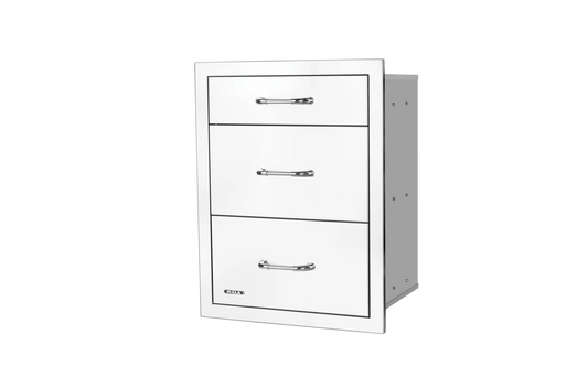 Bull Drawer, Triple, 2+1 S/S w/ Reveal (Replaces SKU 58110)